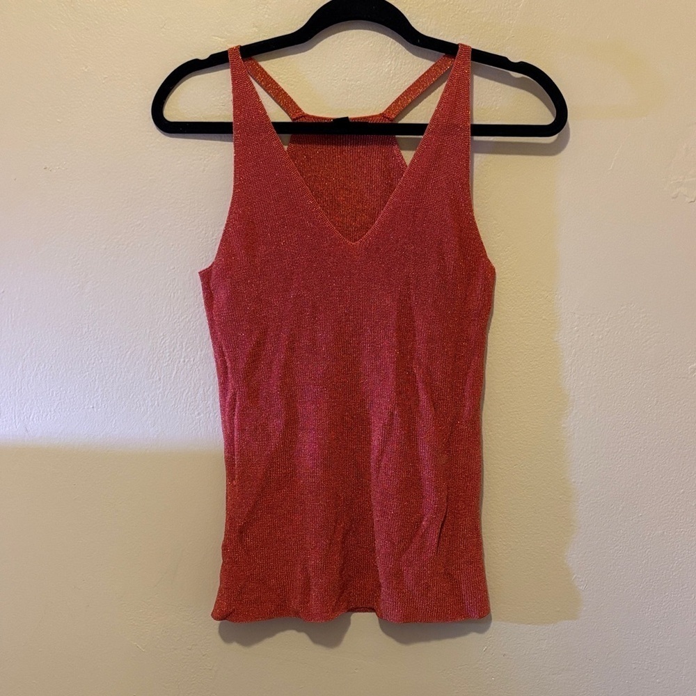 Ann Taylor Red Camisole Top